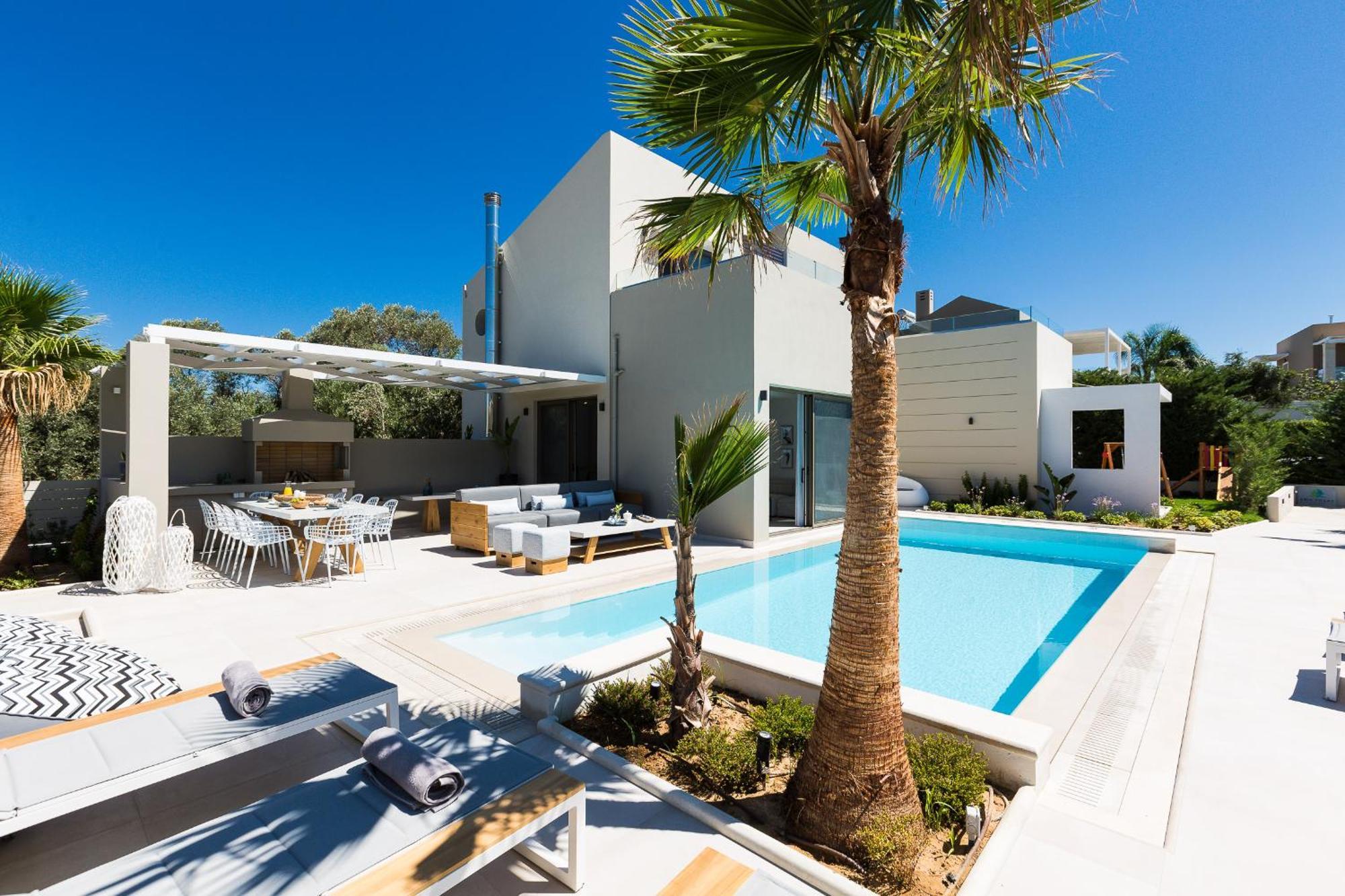 Vasilios Villa, Luxury Escape, By ThinkVilla Loutra Exterior foto